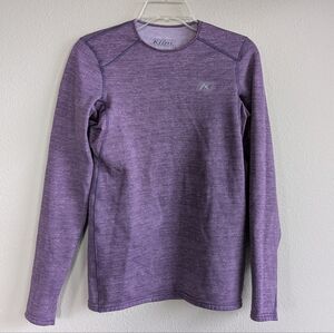 Klim Size Medium Solstice 2.0 Purple Long Sleeve Shirt Insulated